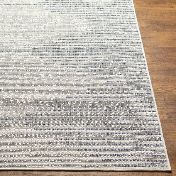 Livabliss Eagean Global Inspired Polypropylene Indoor Outdoor Rug for Entryways and Kitchens Oatmeal, Gray 6'7" x 6'7" Round EAG2418-67RD