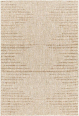 Livabliss Eagean Bohemian Global Geometric Polypropylene Rug for Entryway or Covered Patio Use Cream, Light Be 7'10" x 10'2" EAG2419-710102