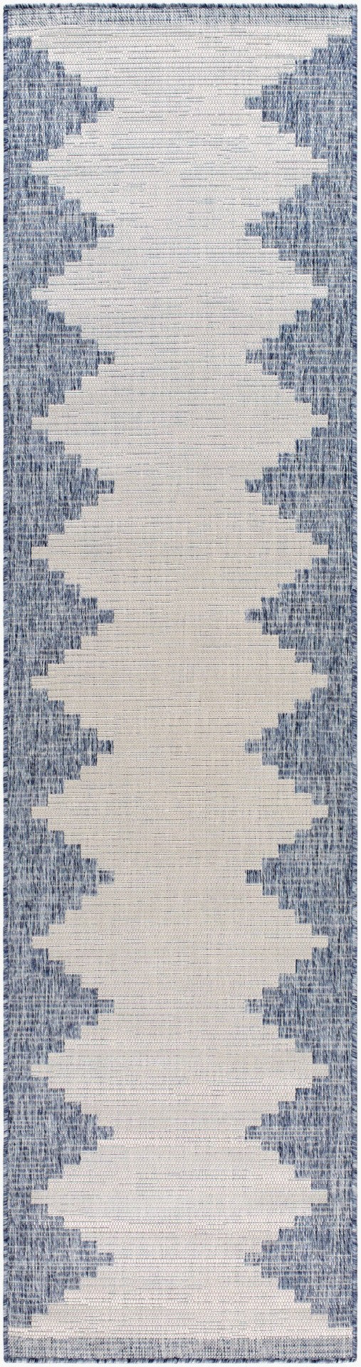 Livabliss Eagean Geometric Polypropylene Outdoor Runner Rug for Patios and High Traffic Areas EAG2420-2710