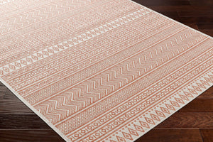 Livabliss Eagean Flatweave Polypropylene Bohemian Rug Turkish Woven Global Pattern Indoor Outdoor EAG2426-67RD