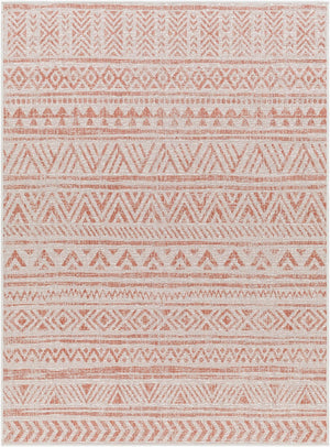 Livabliss Eagean Turkish Machine Woven Polypropylene Rug for Entryways Patios and High Traffic Areas Rust, Ivory 2' x 2'11" EAG2430-2211