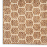 Nourison Reversible Indoor Outdoor RVB01 Machine Made Loom-woven Borderless Design Indoor/Outdoor Modern Outdoor Rug Natural, Natural 89% Polypropylene,11% Polyester 99446974334