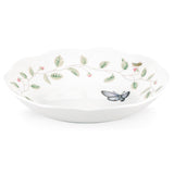 Butterfly Meadow Pasta Bowl: 20 oz White Porcelain, Dishwasher/Microwave Safe