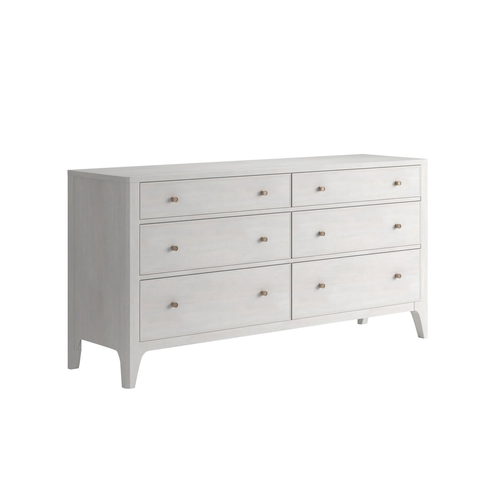 Mezzanine Dresser - Elegant Dove Gray Maple with Soft-Close Drawers & Cedar-Lined Storage Solution