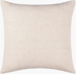 Surya Eliana 18" Accent Pillow - Luxurious Linen Decor With Traditional Elegance & Easy Care For Your Home Beige Linen,Linen Eal001-2020p