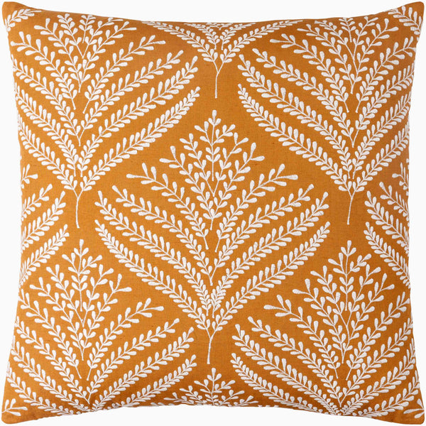 Surya Eliana 18" Accent Pillow - Luxurious Linen Decor With Traditional Elegance & Easy Care For Your Home Camel Linen,Linen Eal002-1818p