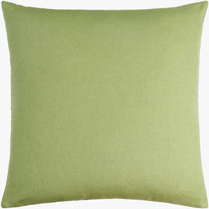 Surya Eliana 18" Accent Pillow - Luxurious Linen Decor With Traditional Elegance & Easy Care For Your Home Olive Linen,Linen Eal003-2020