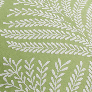 Surya Eliana 18" Accent Pillow - Luxurious Linen Decor With Traditional Elegance & Easy Care For Your Home Olive Linen,Linen Eal003-2020