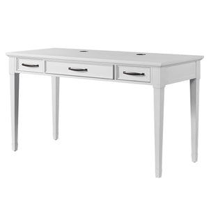 Parker House Shoreham - Effortless White Writing Desk Effortless White Acacia Solids / Birch Veneers SHO#485-EFW