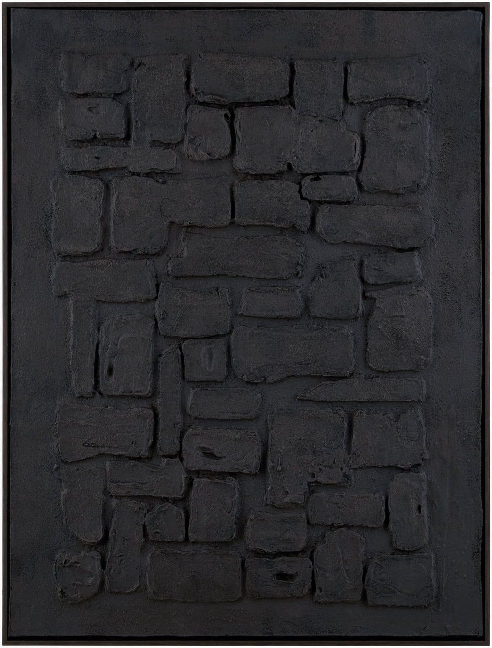 Livabliss Earthen Hand Painted Canvas Wall Art Minimalist Organic Framed Piece for Modern Interiors EART001-3224