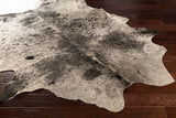 Easton EAS-4000 8' x 8' Square Handmade Rug EAS4000-8SQ  Black, Light Gray Surya