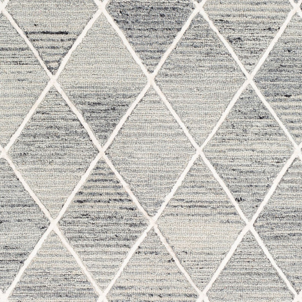 Surya Eaton 2' X 3' Handmade Viscose & Wool Area Rug - Luxurious Modern Style For Elegant Home Decor Light Gray Wool,Viscose Eat2302-23