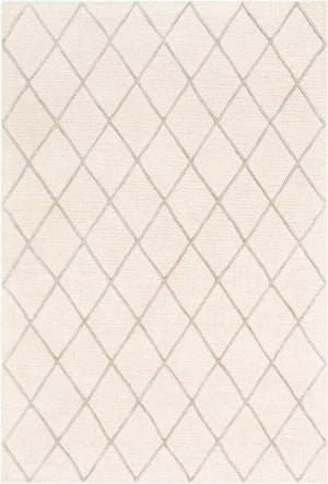 Surya Eaton 2' X 3' Handmade Viscose & Wool Area Rug - Luxurious Modern Style For Elegant Home Decor Ivory Wool,Viscose Eat2303-23