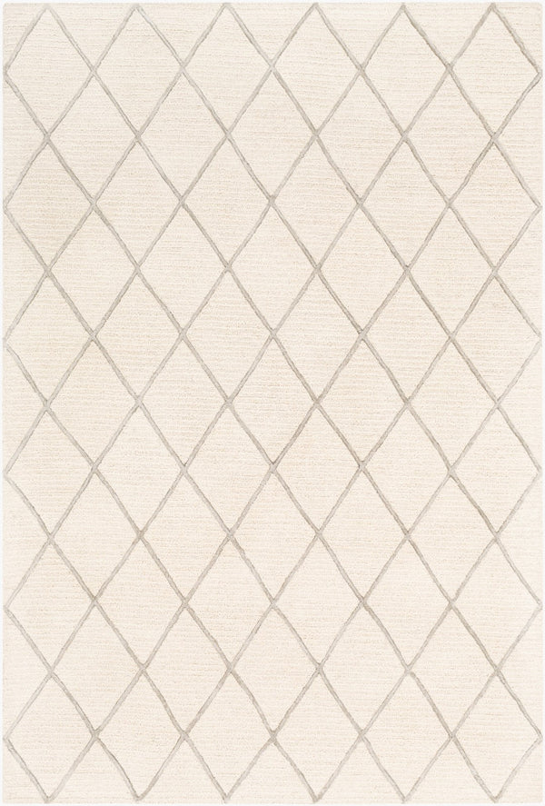Surya Eaton 2' X 3' Handmade Viscose & Wool Area Rug - Luxurious Modern Style For Elegant Home Decor Ivory Wool,Viscose Eat2303-23