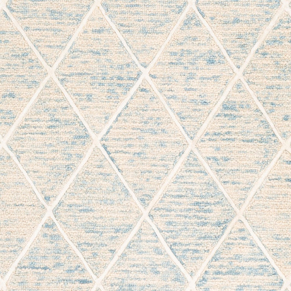 Surya Eaton 2' X 3' Handmade Viscose & Wool Area Rug - Luxurious Modern Style For Elegant Home Decor Pale Blue Wool,Viscose Eat2304-46