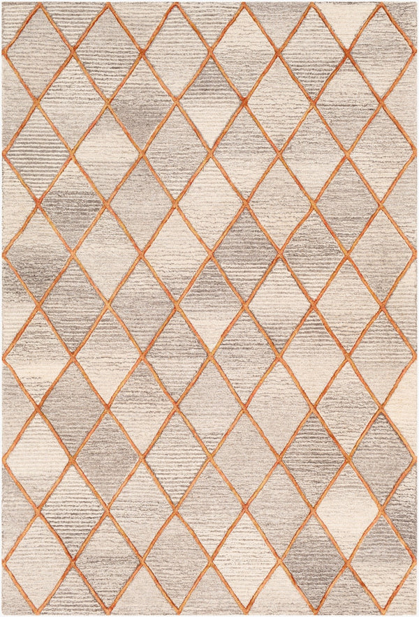 Surya Eaton 2' X 3' Handmade Viscose & Wool Area Rug - Luxurious Modern Style For Elegant Home Decor Brown Wool,Viscose Eat2305-46