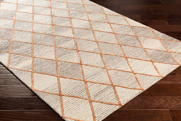 Surya Eaton 2' X 3' Handmade Viscose & Wool Area Rug - Luxurious Modern Style For Elegant Home Decor Brown Wool,Viscose Eat2305-46