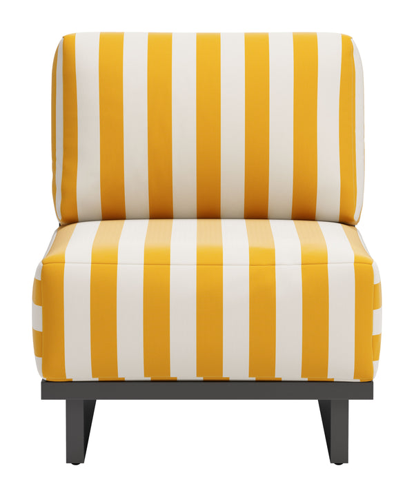 Shoreline Accent Chair Yellow 704042 Zuo Modern