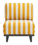 Shoreline Accent Chair Yellow 704042 Zuo Modern