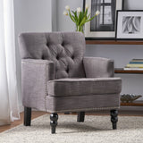 Christopher Knight Home® - Noble House - Malone Charcoal Grey Club Chair