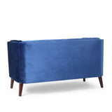 Christopher Knight Home® - Noble House - Holasek Contemporary Velvet Upholstered Tufted Loveseat