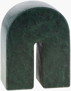 Surya Calenzana Elegant Marble Decorative Sculpture - Modern Minimalist Home Accent For Artistic Sophistication Green Marble Eaz003-542