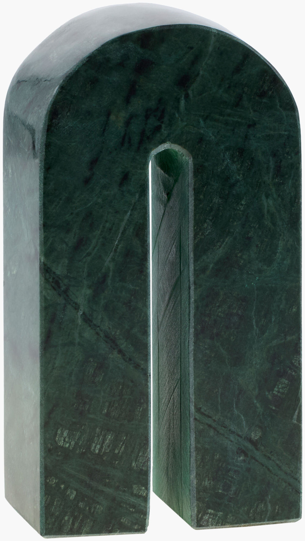 Surya Calenzana Elegant Marble Decorative Sculpture - Modern Minimalist Home Accent For Artistic Sophistication Green Marble Eaz006-842