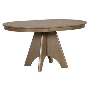 English Elm Trexm Rustic Farmhouse Extendable Dining Table Oak Veneer Drop Leaf Seats Six Espresso N715P399861P