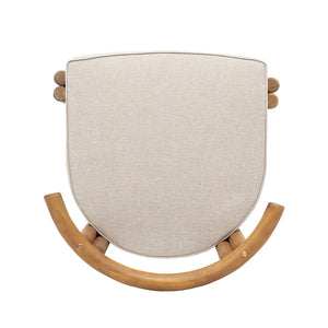 English Elm Christopher Knight Home® - Cove Acacia Wood Armless Dining Chairs Set Of 2 – Stylish Teak Finish & Comfortable Beige Cushions N775P329651T