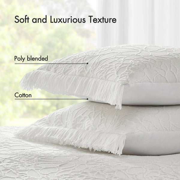 English Elm 3PCS Queen Comforter Set – Ultra-Soft Washed Microfiber Comforter with Plush Poly Fill, Cozy Luxury Bedding White 17.72 L x 15.75 W x 5.51 H B035P341100