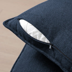 English Elm 130" U-Shaped Sofa With Console & Cupholders, 6-Seat Sleeper Couch Set In Blue For Modern Living Spaces W1117S00242