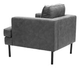 Decade Armchair Vintage Gray 109903 Zuo Modern