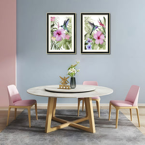 English Elm Set Of 2 Pelican Bird Framed Wall Art - Elegant Coastal Prints With Solid Wood Frames For Home Décor T3976P383230-GIGA