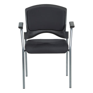 OSP Home Furnishings Upholstered Visitor Chair for Reception Areas with Reinforced Frame and Supportive Foam Seat 84710-30