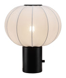 Wisteria Table Lamp White 56151 Zuo Modern