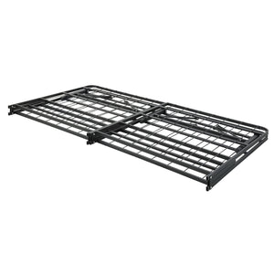 English Elm Black Metal Platform Bed Frame Queen High-Profile Foldable Design for Easy Assembly, Headboard Mountable Black 41 L x 39.25 W x 7 H B011P197728