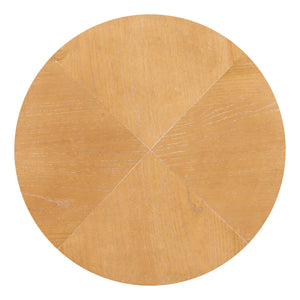 Zuo Modern Halva Side Table In Natural Finish - Premium Wood Veneer & Hammered Steel For Modern Spaces Natural Mdf,Steel 110748-zuo-modern