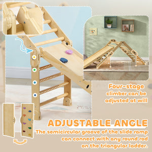 English Elm Qaba 63 Inch Hdpe Indoor Toddler Slide Attaches to Sofa or Bed Safe Fun W2225P249769