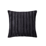 Madison Park Duke Glam/Luxury Faux Fur Square Pillow MP30-2997 Black