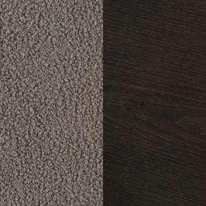 English Elm Valera Taupe Boucle Rocking Chair with Plush Upholstery, Metal Legs & Wooden Sleigh Rockers for Cozy Relaxation B062P375510