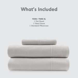 English Elm Cotton Blend Jersey Knit Sheet Set - Cozy All-Season Twin Xl Bedding For Comfort & Style B035P294161