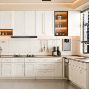 English Elm Gray Shaker Wall Cabinet Solid Wood Double Door Soft Close Kitchen Bath Storage White W5662P465991