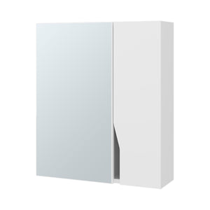 English Elm Magia Wall Mounted Medicine Cabinet with Integrated Mirror for Modern Bathrooms B128P473972