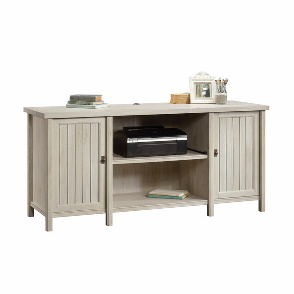English Elm Credenza, Versatile Gray Finish With Ample Storage For Living Rooms, Home Offices & Entryways B356P402696