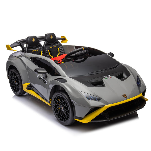English Elm Lamborghini Huracan Sto 24v Kids Ride on Drift Car with Led Lights and Remote W1578P210768