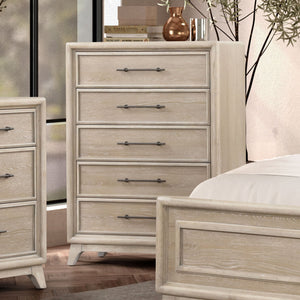 English Elm Transitional Oak Chest with Cedar Lined Drawers Dovetail Craftsmanship Bedroom Storage B2741P370413