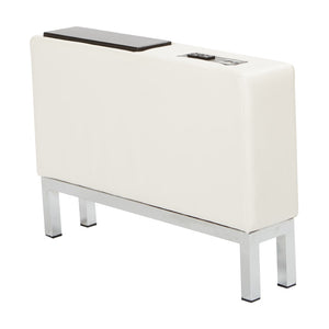 OSP Home Furnishings White Charging Center Console White