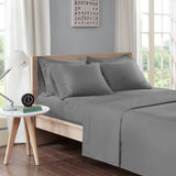 Microfiber Casual Sheet Set with Side Storage Pockets