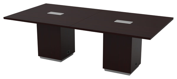 OSP Home Furnishings Tuxedo Rectangular Banquet Table Durable Multipurpose Surface for Events and Workspaces 96X48X30H TUXDKR-60