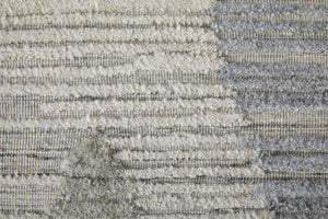 Feizy Rugs Elias Handwoven Area Rug - Modern Bohemian Elegance In Gray And Blue With Unique Abstract Design Ivory,Blue,Brown Viscose,Wool Els69fwfivyblup00